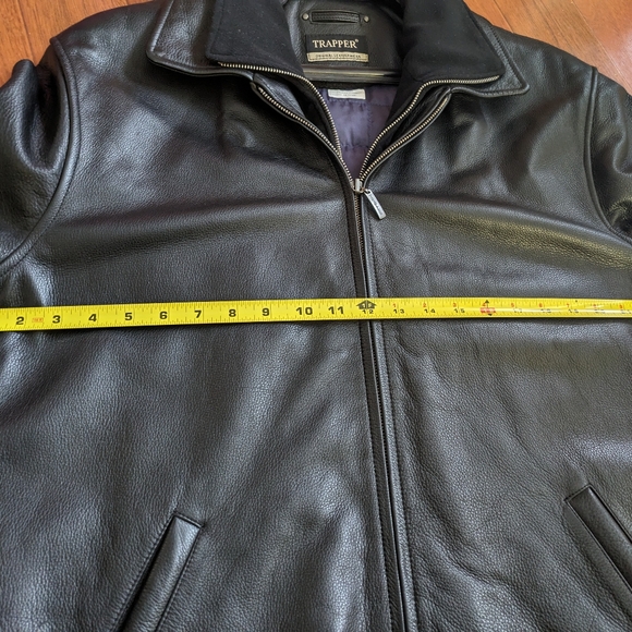 Trapper Men's Leather Jacket - Picture 3 of 12